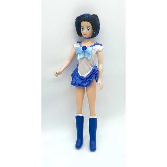 Sailor Moon Mercury Deluxe Adventure Doll Figure 11.5” 1995 Bandai - Picture 1 of 8